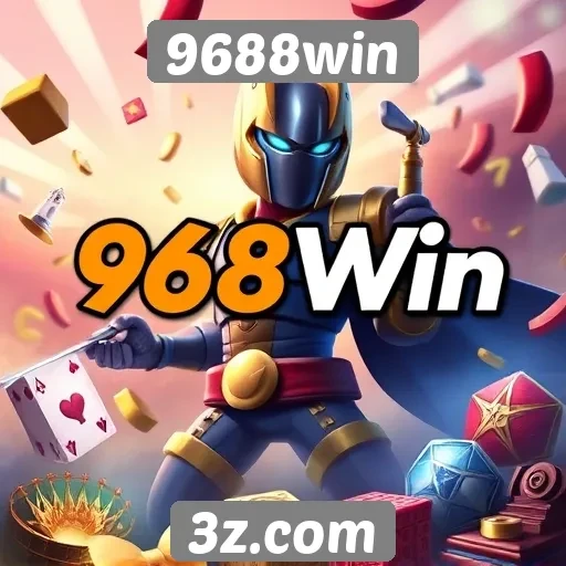 Diversidade de jogos disponíveis no 9688win